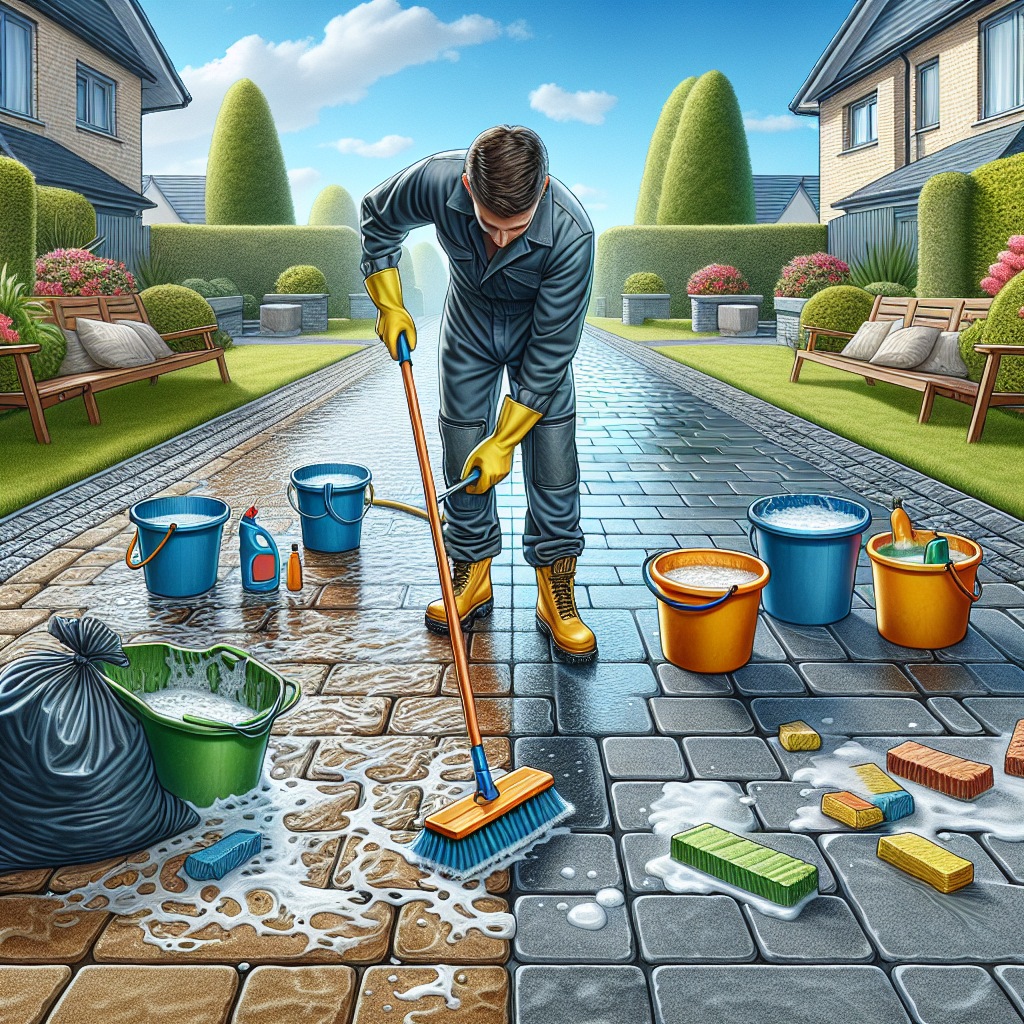 Čištění zámkové dlažby: Jak na perfektní výsledek?