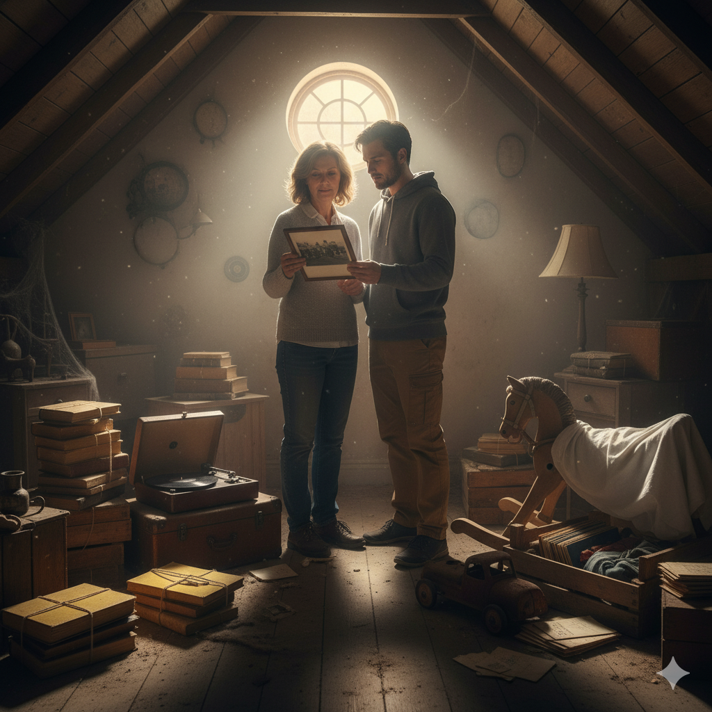 Vyklízení půdy po rodičích: Praktický postup krok za krokem