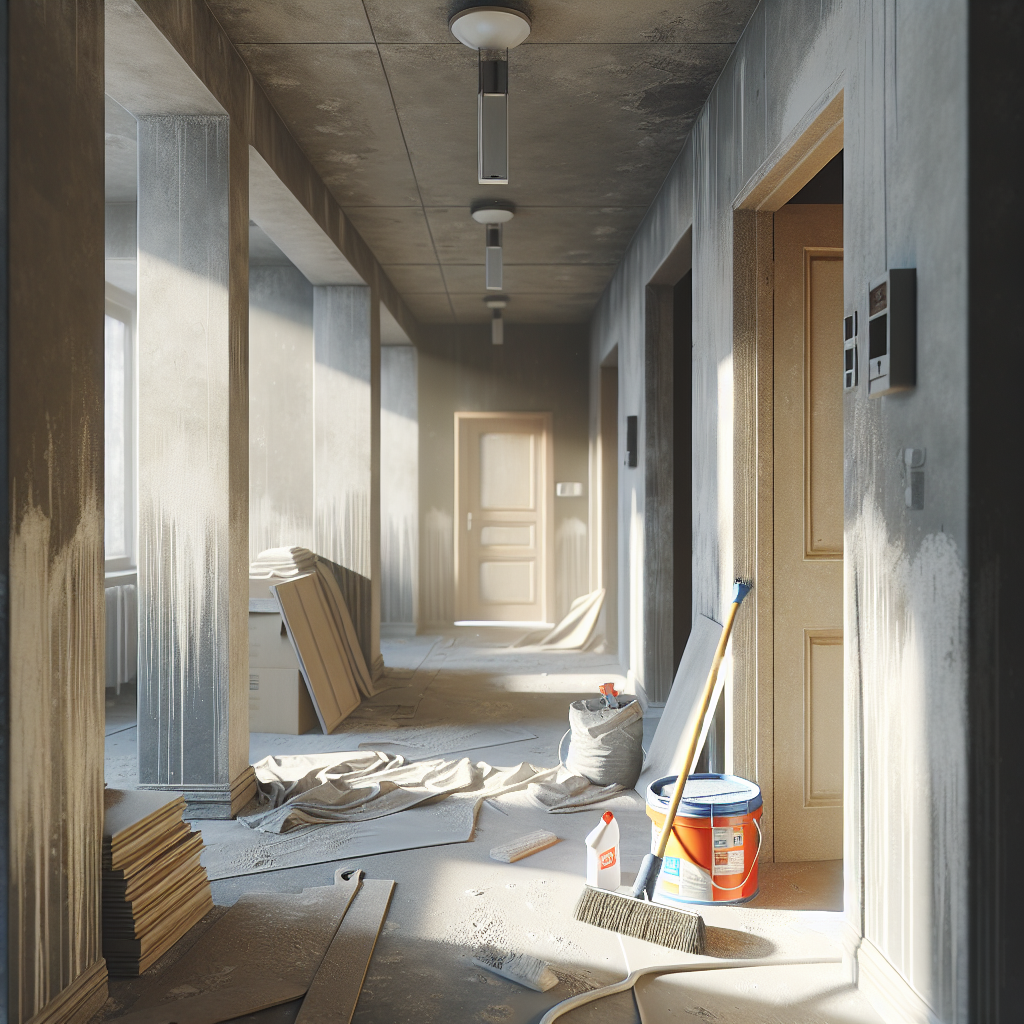 Generální úklid domu po malování