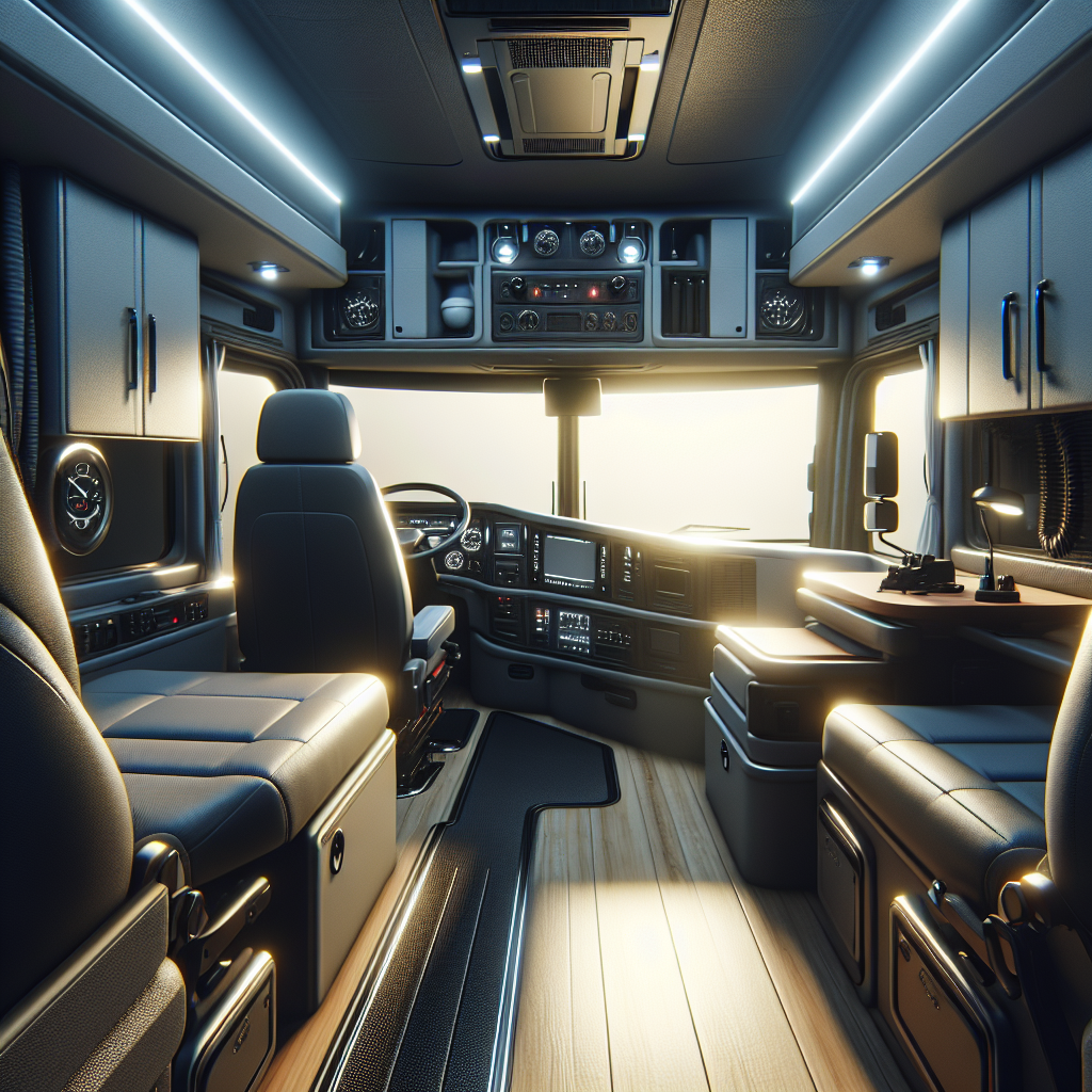 Cena čistoty: Kalkulace úklidu kabiny kamionu...