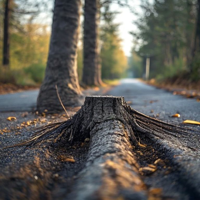 Expertní likvidace pařezů u silnice bez rizik a pokut